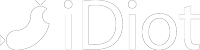 autocollant idiot